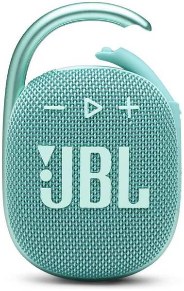 Портативная акустика JBL Clip 4 бирюзовый 971000148457698