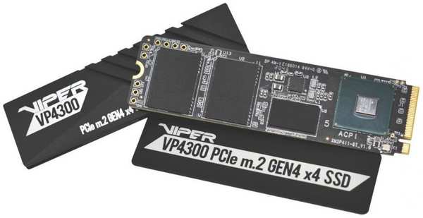 SSD накопитель Patriot VIPER 1TB/M.2/2280 (VP43001TBM28H) 971000149380698
