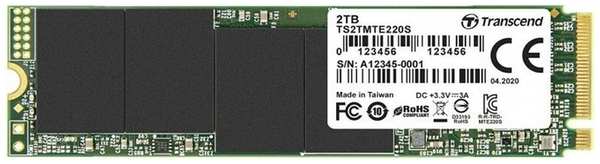 SSD накопитель Transcend 2ТБ M.2 2280 (TS2TMTE220S) 971000162074698