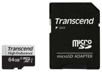 Карта памяти Transcend microSD 64GB TS64GUSD350V 971000163405698