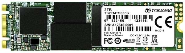 SSD накопитель Transcend 2TB M.2 2280 (TS2TMTS830S)