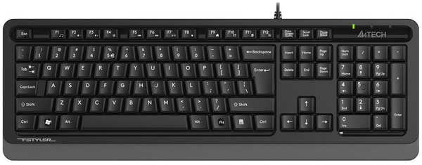 Клавиатура A4Tech Fstyler FKS10 черный/серый USB 971000169795698
