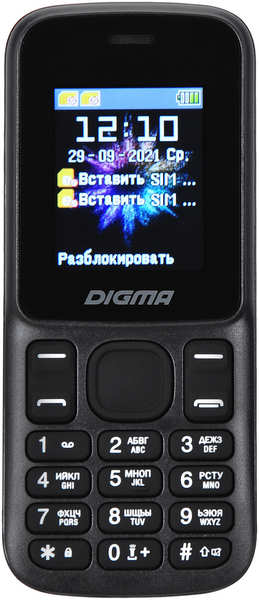 Телефон Digma Linx A172 черный 971000172238698