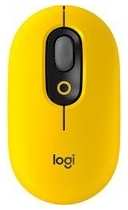 Компьютерная мышь Logitech POP Mouse with emoji желтый/черный (910-006546) 971000172646698