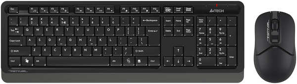 Комплект мыши и клавиатуры A4Tech Fstyler FG1012 черный 971000173760698