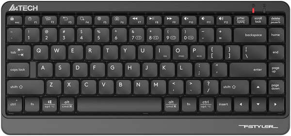 Клавиатура A4Tech Fstyler FBK11 черный/серый 971000173761698