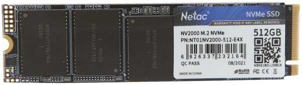SSD накопитель Netac NV2000 512GB (NT01NV2000-512-E4X) 971000176158698