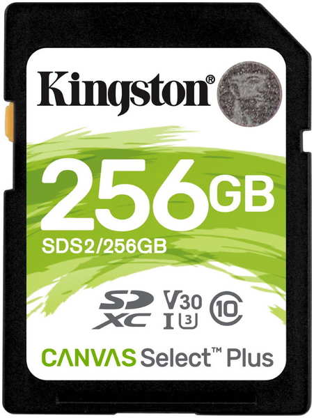 Карта памяти Kingston Canvas Select Plus SDXC 256Gb Class10 SDS2/256GB w/o adapter 971000176303698