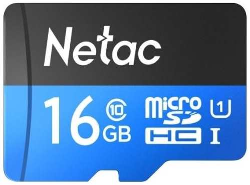 Карта памяти Netac Standard MicroSD P500 16GB+ SD адаптер (NT02P500STN-016G-R) 971000176543698
