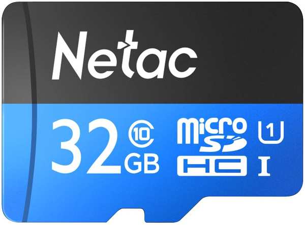 Карта памяти Netac Standard MicroSD P500 32GB (NT02P500STN-032G-S) 971000176545698