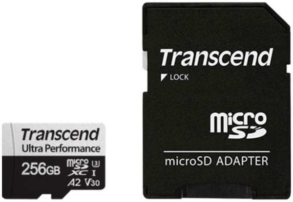 Карта памяти Transcend microSD 256GB TS256GUSD340S (+ adapter) 971000176554698
