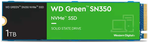 SSD накопитель Western Digital Green SN350 1ТБ (WDS100T3G0C) 971000177001698