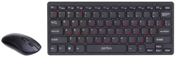 Комплект мыши и клавиатуры Perfeo MINI COMBO (PF-B4898)