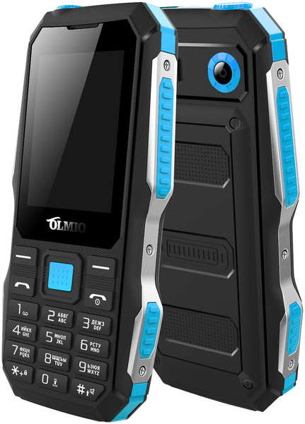 Телефон Olmio X04 черный-синий 971000179094698