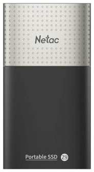 Внешний жесткий диск Netac Aluminium Plastic 128Gb Z9 (NT01Z9-128G-32BK)