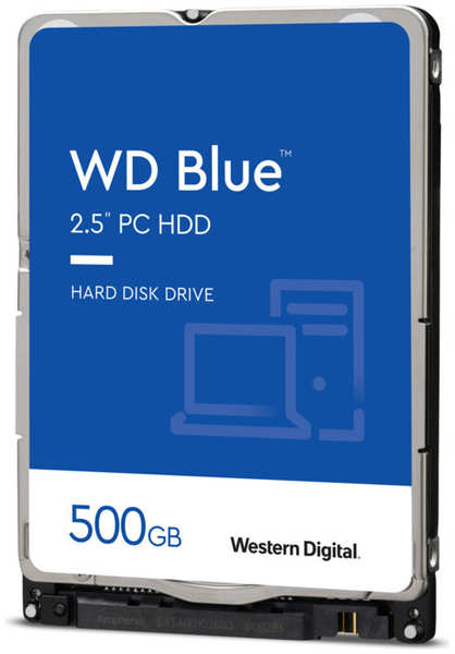 Жесткий диск Western Digital HDD 500ГБ SATA III 2.5 Blue (WD5000LPZX) 971000181653698