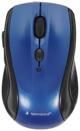 Компьютерная мышь Gembird MUSW-425 синий глянец (18853) 971000185274698