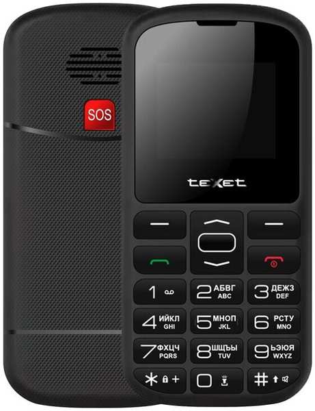 Телефон TeXet TM-B316 черный-красный 971000190868698