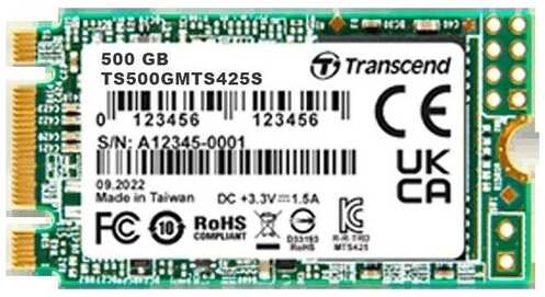 SSD накопитель Transcend 425S 500Гб (TS500GMTS425S) 971000192645698