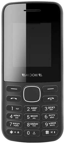 Телефон TeXet TM-117 черный 971000194367698