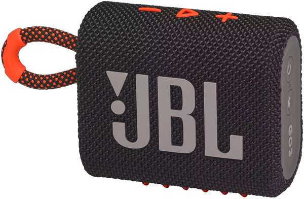 Портативная акустика JBL GO 3 Black/Orange 971000198659698