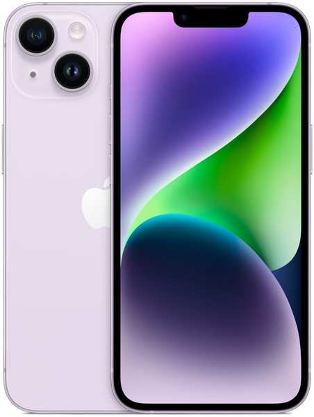 Телефон Apple iPhone 14 128Gb фиолетовый (MPUW3CH/A) 971000199173698