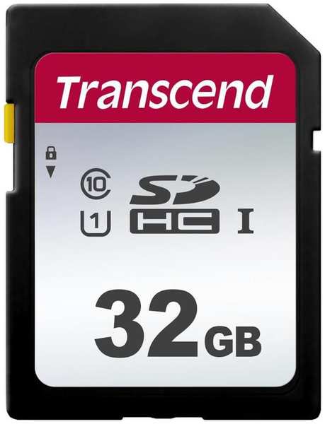 Карта памяти Transcend SDHC UHS-I U1 32GB Class 10 TS32GSDC300S