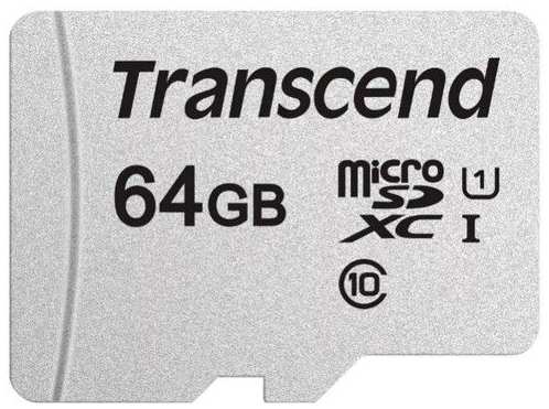 Карта памяти Transcend microSD 64GB TS64GUSD300S