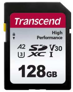 Карта памяти Transcend SD 128GB TS128GSDC330S