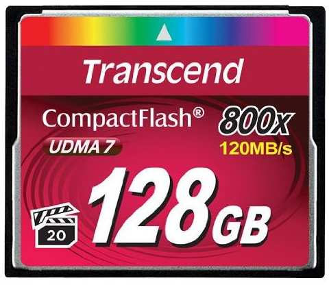 Карта памяти Transcend 128GB CompctFlash 800X TS128GCF800 971000202220698