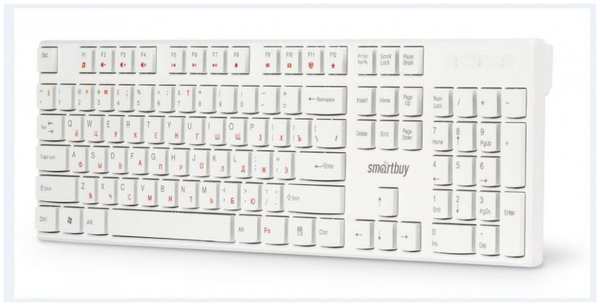 Клавиатура Smartbuy SBK-238U-W белый 971000202982698