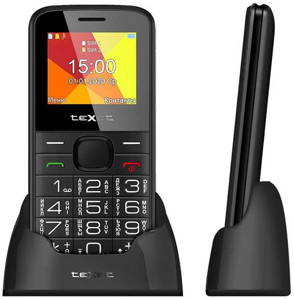 Телефон TeXet TM-B201 черный 971000202999698