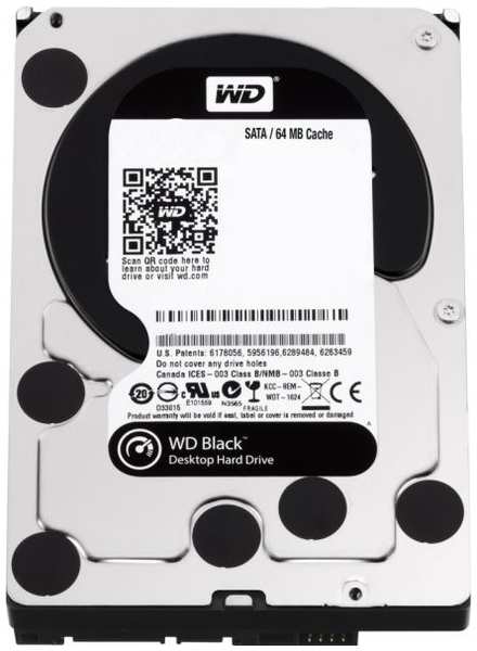 Жесткий диск Western Digital SATA 4TB 7200RPM BLACK (WD4005FZBX) 971000203416698