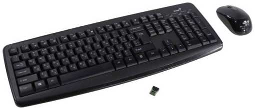 Комплект мыши и клавиатуры Genius Smart KM-8100 черный 971000206099698