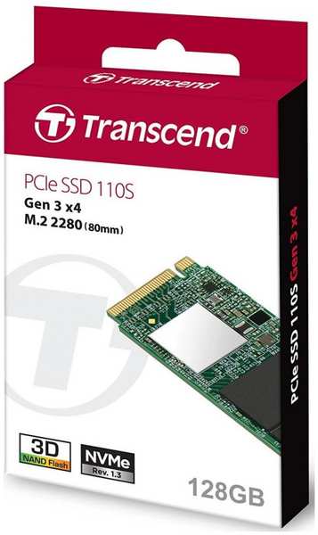 SSD накопитель Transcend 1Tb/M.2/2280 TS1TMTE110S