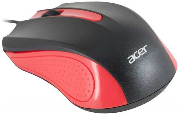 Компьютерная мышь Acer OMW012 черный/красный 971000208703698
