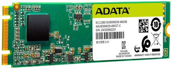 SSD накопитель A-Data M.2/2280/120GB (ASU650NS38-120GT-C)