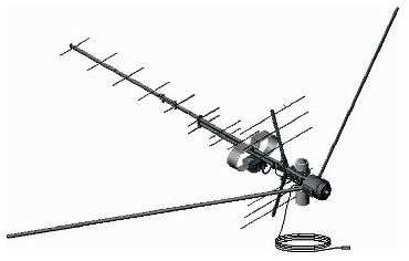 Телевизионная антенна Дельта Н381А (929) активная +усы 971000216748698
