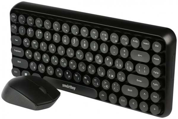 Комплект мыши и клавиатуры Smartbuy SBC-626376AG-K черный 971000220517698