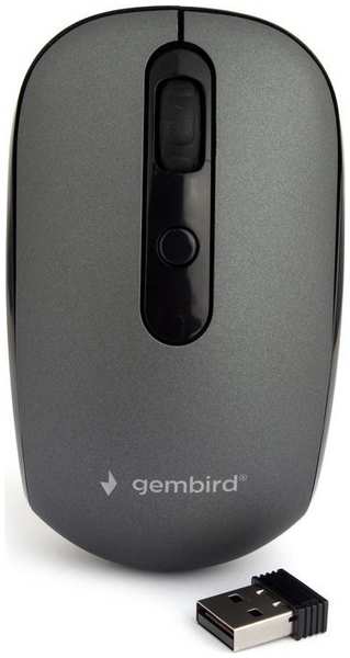 Компьютерная мышь Gembird MUSW-355-Gr (17775) 971000220590698