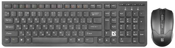 Комплект мыши и клавиатуры Defender COLUMBIA C-775 BLACK (45775) 971000223491698