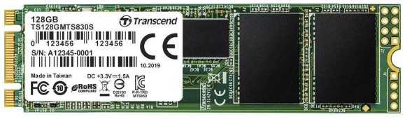 SSD накопитель Transcend 128GB (TS128GMTS830S)
