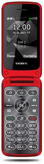 Телефон TeXet TM-408 красный 971000235161698