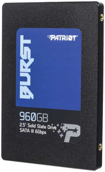 SSD накопитель Patriot Burst Elite 960ГБ/2.5/SATA III (PBE960GS25SSDR) 971000239026698