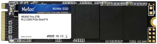 SSD накопитель Netac 500Gb SSD (NT01N950E-500G-E4X) 971000239174698