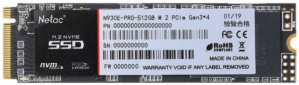 SSD накопитель Netac 512GbSSD (NT01N930E-512G-E4X) 971000239178698
