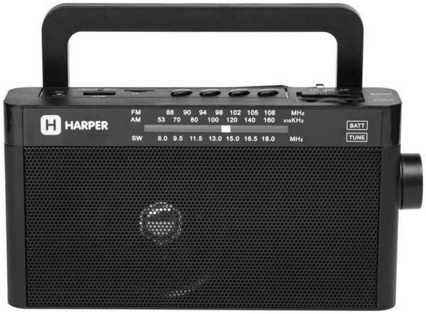 Радиоприёмник Harper HDRS-377 black 971000240613698