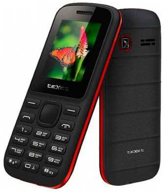 Телефон TeXet TM-130 черный/красный 971000241301698