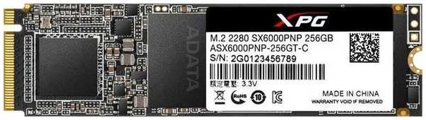 SSD накопитель A-Data XPG SX6000 Pro PCI-Ex4/256Gb/M.2 2280 (ASX6000PNP-256GT-C) 971000243508698