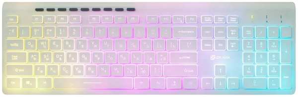 Клавиатура Oklick 490ML белый USB 971000243654698
